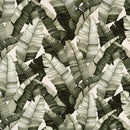 2nd image of Beige All Over Banana Leaf Fabric