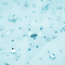 Brilliance Beaded with Rhinestone Stretch Mesh Fabric | Blue Moon Fabrics