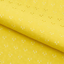 Eyelet Polyester Spandex Jacquard Fabric | Blue Moon Fabrics