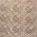 Hibiscus Traditional Polynesian Tattoo Poly Cotton Fabric | Islands Fabric