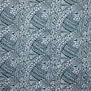 Hibiscus Traditional Polynesian Tattoo Poly Cotton Fabric | Islands Fabric