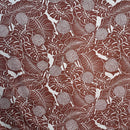Durian Banana Monstera Leaves Chambray (Denim Look) Fabric | Islands Fabric