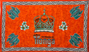 Kingdom of Tonga Crown Turtle Plumeria Sarong | Islands Fabric