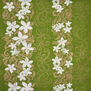 Tiare Garden Glitter Polyester Fabric | Islands Fabric