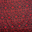 Traditional Polynesian Geometric Design Light Barkcloth Fabric | Islands Fabric