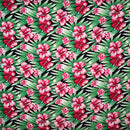 Hibiscus Floral Print Polyester Fabric | Islands Fabric