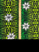 Tiare Polynesian Geometric Design Cotton Fabric | Islands Fabric
