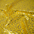 Loud Leo Foil Printed Spandex Fabric | Blue Moon Fabrics
