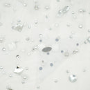 Brilliance Beaded with Rhinestone Stretch Mesh Fabric | Blue Moon Fabrics