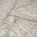 Marble Foil Printed Nylon Spandex Superflex Fabric | Blue Moon Fabrics