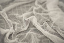 Melody Gathered Stretch Mesh Fabric | Blue Moon Fabrics