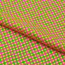 Lava Lamp Dots Printed Spandex Fabric | Blue Moon Fabrics