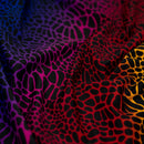 Multicolor Safari Spots Printed Spandex Fabric | Blue Moon Fabrics