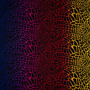 Multicolor Safari Spots Printed Spandex Fabric | Blue Moon Fabrics