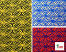 Tapa Flower Print Poly Linen Fabric | Islands Fabric
