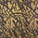Pollock Shattered Glass Foiled Spandex Fabric | Blue Moon Fabrics