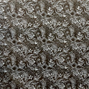 Black Polynesian Tribal Print Fabric