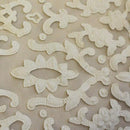 Renee Embroidered Mesh Fabric | Blue Moon Fabrics