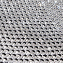 Rhinestone Aluminum Scale Mesh | Blue Moon Fabrics