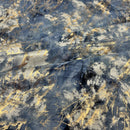 Squall Foiled Tie Dye Spandex Fabric | Blue Moon Fabrics