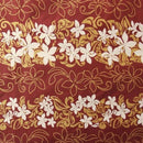 Tiare Garden Glitter Polyester Fabric | Islands Fabric
