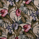 Elephant Ear & Palm Leaves Fabric