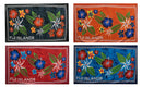 Swatches of Fiji Islands Topical Flowers Banana Leaf Sarong