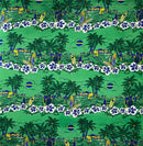 Island Sunset Peachskin Fabric | Islands Fabric