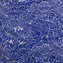 Royal colored Pacific Islander All Over design Polyester Fabric