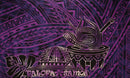 Purple colored Talofa Samoa Kava Bowl Polyester Sarong