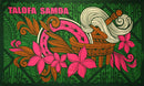 Hunter color Talofa Samoa Kava Bowl Sarong