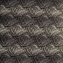 Charcoal colored Traditional Polynesian Tattoo Gradient Design Fabric