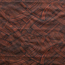 Brown colored Traditional Polynesian Tattoo Polyester Fabric