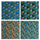 Swatches of Tropical Garden Peachskin Fabric | Islands Fabric